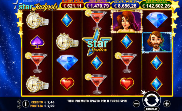 La slot Star Jackpots di Starcasinò